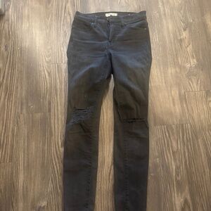 Black Madewell 9’’ Mid-Rise Skinny Jean